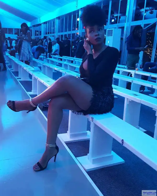Singer Yemi Alade Shows Cleavage And Thigh In New Photos